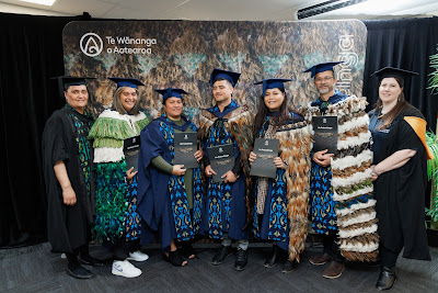 Photo from the TWoA Tainui 2022 Graduations (Mangakotukutuku), held at the Mangakotukutuku Campus, Hamilton, Waikato, New Zealand. Taken: Friday 9 September, 2022. Photo: Mike Walen / KeyImagery Photography. Copyright: © Te Wananga o Aotearoa.