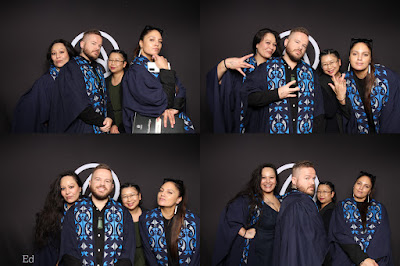 Photo from the TWoA Tāmaki Makaurau 2023 Graduations (Ceremony 4 @ 10am), held at the Due Drop Events Centre, Manukau, Auckland, New Zealand on Thursday, 8 June, 2023. Photo: InstaBooth by KeyImagery Photography. Copyright: © Te Wānanga o Aotearoa.