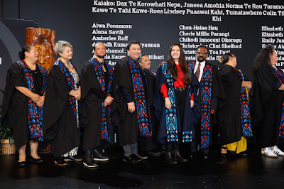 Photo from the TWoA Tāmaki Makaurau 2024 Graduations (Ceremony 4 @ 7pm), held at Church Unlimited, Glendene, Auckland, New Zealand on Tuesday, 25 June, 2024. Photo: Mike Walen / KeyImagery Photography. Copyright: © Te Wānanga o Aotearoa.
