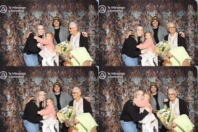 Booth photo from the TWoA Waiariki 2023 Graduations (Waiwhero), held at Te Puia, Rotorua, Bay of Plenty, New Zealand on Friday, 12 May, 2023. Photo: Instabooth by KeyImagery. Copyright: © Te Wānanga o Aotearoa.