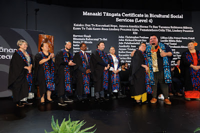Photo from the TWoA Tāmaki Makaurau 2024 Graduations (Ceremony 4 @ 7pm), held at Church Unlimited, Glendene, Auckland, New Zealand on Tuesday, 25 June, 2024. Photo: Mike Walen / KeyImagery Photography. Copyright: © Te Wānanga o Aotearoa.