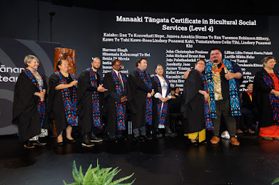 Photo from the TWoA Tāmaki Makaurau 2024 Graduations (Ceremony 4 @ 7pm), held at Church Unlimited, Glendene, Auckland, New Zealand on Tuesday, 25 June, 2024. Photo: Mike Walen / KeyImagery Photography. Copyright: © Te Wānanga o Aotearoa.