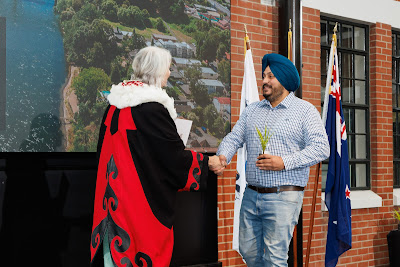 Photo from the HCC NZ Citizenship Ceremony 1 (Morning) held at The Atrium, Wintec/Te Pukenga, Hamilton, Waikato, New Zealand at 10:00am on Monday, 11 March, 2024. Photo: Mike Walen / KeyImagery Photography. Copyright: © Hamilton City Council.
