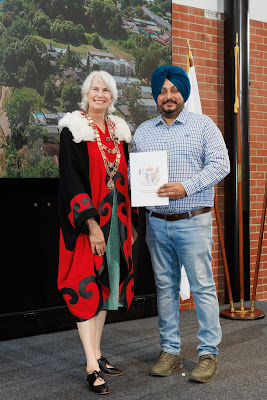 Photo from the HCC NZ Citizenship Ceremony 1 (Morning) held at The Atrium, Wintec/Te Pukenga, Hamilton, Waikato, New Zealand at 10:00am on Monday, 11 March, 2024. Photo: Mike Walen / KeyImagery Photography. Copyright: © Hamilton City Council.
