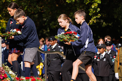 Photo from the Anzac Day 2025 Civic Service held at Memorial Park in Hamilton, Waikato, New Zealand on Friday, 25 April, 2025. Photography by Mike Walen / KeyImagery Photography. Copyright: © 2025 Hamilton City Council.