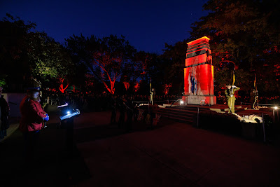 Photo from the Anzac Day 2023 Dawn Parade & Service held at Memorial Park, Hamilton, Waikato, New Zealand. Taken: Tuesday, 25 April, 2023. Photography: Mike Walen / KeyImagery Photography. Copyright: © Hamilton City Council.