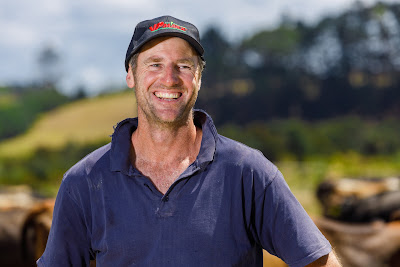 Photo from the Seed Guide Testimonial photoshoot for VPMAXX® Catalogue. Featuring farmer, Don Watson, with VPMAXX® Representative, Joe Heng, at the Moreland Farm, South Head Road, Helensville. Taken: 14 February 2020. Photo: Mike Walen / KeyImagery Photography. © Genetic Technologies Ltd