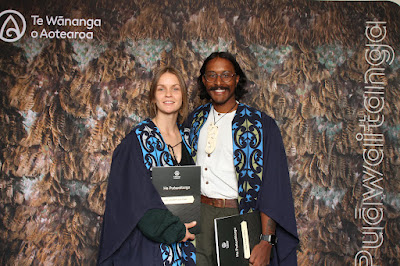 Booth photo from the TWoA Waiariki 2023 Graduations (Whakatāne), held at the Baptist Church, Whakatāne, Bay of Plenty, New Zealand on Wednesday, 17 May, 2023. Photo: Mike Walen / KeyImagery Photography. Copyright: © Te Wānanga o Aotearoa.