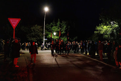 Photo from the Anzac Day 2023 Dawn Parade & Service held at Memorial Park, Hamilton, Waikato, New Zealand. Taken: Tuesday, 25 April, 2023. Photography: Mike Walen / KeyImagery Photography. Copyright: © Hamilton City Council.