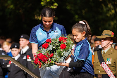 Photo from the Anzac Day 2025 Civic Service held at Memorial Park in Hamilton, Waikato, New Zealand on Friday, 25 April, 2025. Photography by Mike Walen / KeyImagery Photography. Copyright: © 2025 Hamilton City Council.