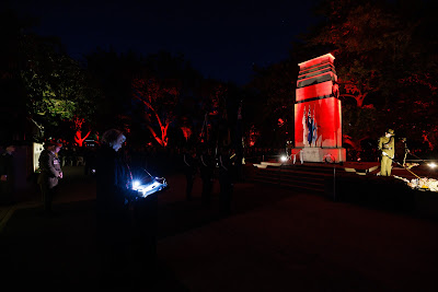 Photo from the Anzac Day 2023 Dawn Parade & Service held at Memorial Park, Hamilton, Waikato, New Zealand. Taken: Tuesday, 25 April, 2023. Photography: Mike Walen / KeyImagery Photography. Copyright: © Hamilton City Council.