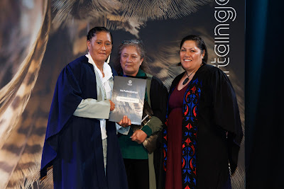 Photo from the TWoA Tainui 2025 Graduations (Ceremony 2 @ 2pm) held at Claudelands Event Centre in Hamilton, Waikato, New Zealand on Tuesday, 29 April, 2025. Photography by Mike Walen / KeyImagery Photography. Copyright: © 2025 Te Wānanga o Aotearoa.