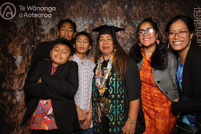 Booth photo from the TWoA Tainui 2023 Graduations (Ceremony 3 - Thursday Morning), held at Hamilton Boys High School, Hamilton, Waikato, New Zealand on Thursday, 20 April, 2023. Photo: InstaBooth / KeyImagery Photography. Copyright: © Te Wānanga o Aotearoa.