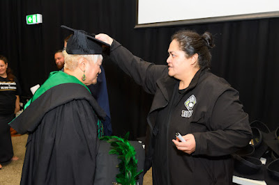 Photo from the TWoA Tāmaki Makaurau 2024 Graduations (Ceremony 2 @ 7pm), held at Church Unlimited, Glendene, Auckland, New Zealand on Monday, 24 June, 2024. Photo: Alick Saunders for KeyImagery Photography. Copyright: © Te Wānanga o Aotearoa.