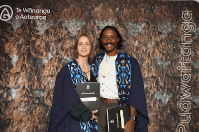 Booth photo from the TWoA Waiariki 2023 Graduations (Whakatāne), held at the Baptist Church, Whakatāne, Bay of Plenty, New Zealand on Wednesday, 17 May, 2023. Photo: Mike Walen / KeyImagery Photography. Copyright: © Te Wānanga o Aotearoa.