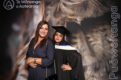 Booth photo from Ceremony 3 of the TWoA Tāmaki Makaurau 2025 Graduations (March 2025) held at the Mangere Arts Centre in Auckland, New Zealand on Wednesday, 12 March, 2025. Photo: InstaBooth by KeyImagery Photography. Copyright: © 2025 Te Wānanga o Aotearoa.