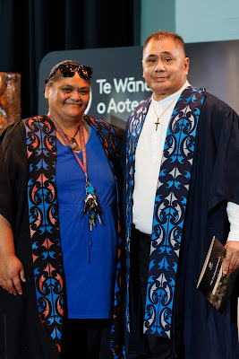 Photo from the TWoA Whirikoka 2024 Graduation (Gisborne), held at the War Memorial Theatre, Gisborne, East Coast, New Zealand on Wednesday 10 April, 2024. Photo by Mike Walen / KeyImagery Photography. Copyright: © Te Wānanga o Aotearoa.