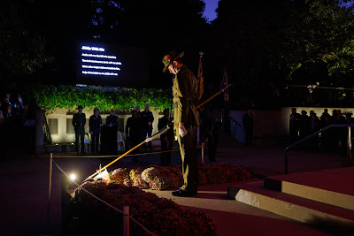 Photo from the Anzac Day 2023 Dawn Parade & Service held at Memorial Park, Hamilton, Waikato, New Zealand. Taken: Tuesday, 25 April, 2023. Photography: Mike Walen / KeyImagery Photography. Copyright: © Hamilton City Council.