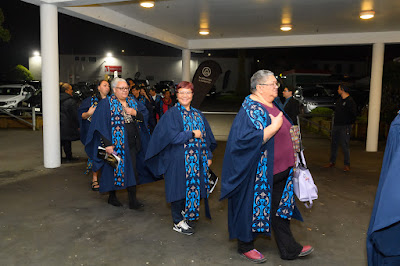 Photo from the TWoA Tāmaki Makaurau 2024 Graduations (Ceremony 2 @ 7pm), held at Church Unlimited, Glendene, Auckland, New Zealand on Monday, 24 June, 2024. Photo: Alick Saunders for KeyImagery Photography. Copyright: © Te Wānanga o Aotearoa.