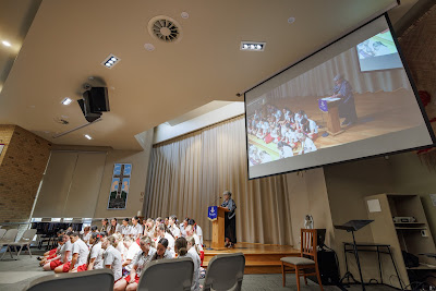 Photo from the New Staff & Student Pōwhiri event held in the All Saints Chapel at Waikato Diocesan in Hamilton, Waikato, New Zealand on Wednesday, 7 Feb,ruary 2024. Photo by Mike Walen / KeyImagery Photography. Copyright: © Waikato Diocesan School for Girls.