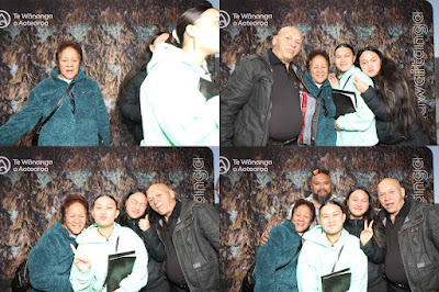 Booth photo from the TWoA Waiariki 2023 Graduations (Waiwhero), held at Te Puia, Rotorua, Bay of Plenty, New Zealand on Friday, 12 May, 2023. Photo: Instabooth by KeyImagery. Copyright: © Te Wānanga o Aotearoa.