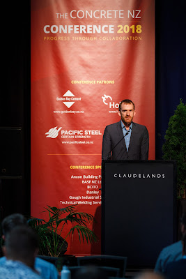 Photo from Day 1 of the 2018 Concrete New Zealand Conference, held at Claudelands Event Centre, Hamilton, New Zealand. Taken: Thursday, 11 October 2018. Photography: Mike Walen / KeyImagery Photography. Copyright: © Concrete New Zealand.