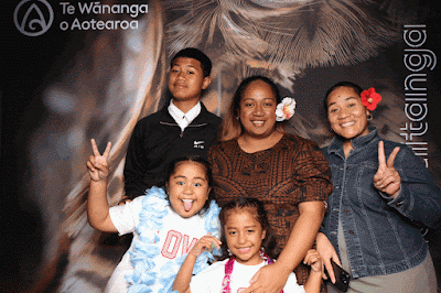 Booth photo from Ceremony 3 of the TWoA Tāmaki Makaurau 2025 Graduations (March 2025) held at the Mangere Arts Centre in Auckland, New Zealand on Wednesday, 12 March, 2025. Photo: InstaBooth by KeyImagery Photography. Copyright: © 2025 Te Wānanga o Aotearoa.