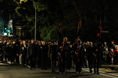 Photo from the Anzac Day 2023 Dawn Parade & Service held at Memorial Park, Hamilton, Waikato, New Zealand. Taken: Tuesday, 25 April, 2023. Photography: Mike Walen / KeyImagery Photography. Copyright: © Hamilton City Council.