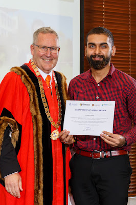 Photo from the International Week Launch held in the Reception Lounge, Hamilton City Council, Hamilton, New Zealand. Taken: Monday, 17 September 2018. Photography: Mike Walen / KeyImagery Photography. Copyright: © Hamilton City Council.