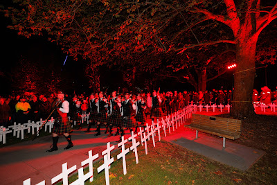 Photo from the Anzac Day 2023 Dawn Parade & Service held at Memorial Park, Hamilton, Waikato, New Zealand. Taken: Tuesday, 25 April, 2023. Photography: Mike Walen / KeyImagery Photography. Copyright: © Hamilton City Council.