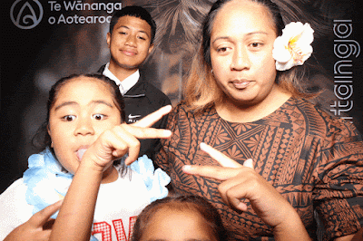 Booth photo from Ceremony 3 of the TWoA Tāmaki Makaurau 2025 Graduations (March 2025) held at the Mangere Arts Centre in Auckland, New Zealand on Wednesday, 12 March, 2025. Photo: InstaBooth by KeyImagery Photography. Copyright: © 2025 Te Wānanga o Aotearoa.