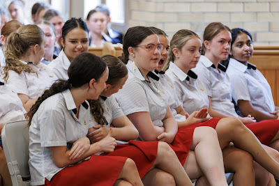 Photo from the New Staff & Student Pōwhiri event held in the All Saints Chapel at Waikato Diocesan in Hamilton, Waikato, New Zealand on Wednesday, 7 Feb,ruary 2024. Photo by Mike Walen / KeyImagery Photography. Copyright: © Waikato Diocesan School for Girls.