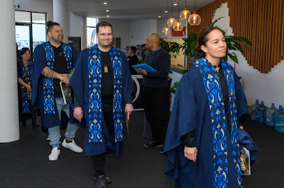 Photo from the TWoA Tāmaki Makaurau 2024 Graduations (Ceremony 5 @ 2pm), held at Church Unlimited, Glendene, Auckland, New Zealand on Wednesday, 26 June, 2024. Photo: Alick Saunders for KeyImagery Photography. Copyright: © Te Wānanga o Aotearoa.