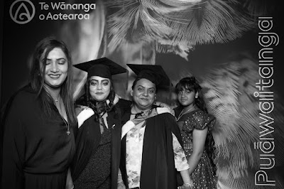 Booth photo from Ceremony 3 of the TWoA Tāmaki Makaurau 2025 Graduations (March 2025) held at the Mangere Arts Centre in Auckland, New Zealand on Wednesday, 12 March, 2025. Photo: InstaBooth by KeyImagery Photography. Copyright: © 2025 Te Wānanga o Aotearoa.