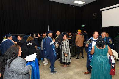 Photo from the TWoA Tāmaki Makaurau 2024 Graduations (Ceremony 2 @ 7pm), held at Church Unlimited, Glendene, Auckland, New Zealand on Monday, 24 June, 2024. Photo: Alick Saunders for KeyImagery Photography. Copyright: © Te Wānanga o Aotearoa.