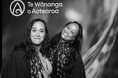 Booth photo from Ceremony 1 of the TWoA Tāmaki Makaurau 2025 Graduations (November Ceremonies) held at Church Unlimited, Glendene, Auckland, New Zealand at 12pm on Tuesday, 11 November, 2025. Photography by InstaBooth / KeyImagery Photography. Copyright: © 2025 Te Wānanga o Aotearoa.