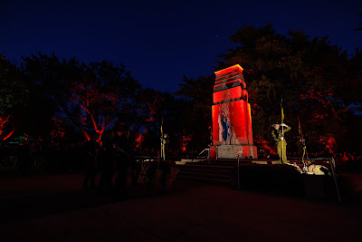 Photo from the Anzac Day 2023 Dawn Parade & Service held at Memorial Park, Hamilton, Waikato, New Zealand. Taken: Tuesday, 25 April, 2023. Photography: Mike Walen / KeyImagery Photography. Copyright: © Hamilton City Council.