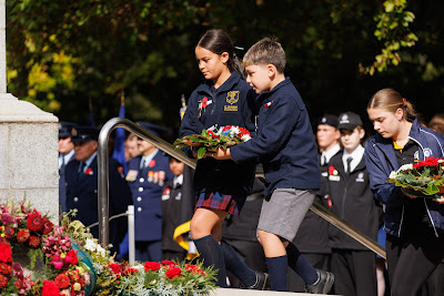 Photo from the Anzac Day 2025 Civic Service held at Memorial Park in Hamilton, Waikato, New Zealand on Friday, 25 April, 2025. Photography by Mike Walen / KeyImagery Photography. Copyright: © 2025 Hamilton City Council.