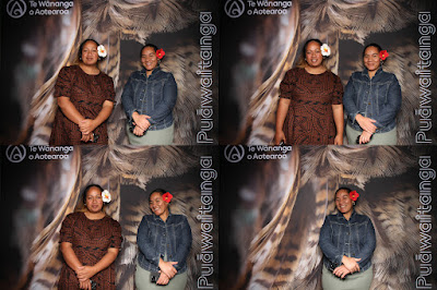 Booth photo from Ceremony 3 of the TWoA Tāmaki Makaurau 2025 Graduations (March 2025) held at the Mangere Arts Centre in Auckland, New Zealand on Wednesday, 12 March, 2025. Photo: InstaBooth by KeyImagery Photography. Copyright: © 2025 Te Wānanga o Aotearoa.
