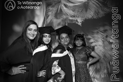 Booth photo from Ceremony 3 of the TWoA Tāmaki Makaurau 2025 Graduations (March 2025) held at the Mangere Arts Centre in Auckland, New Zealand on Wednesday, 12 March, 2025. Photo: InstaBooth by KeyImagery Photography. Copyright: © 2025 Te Wānanga o Aotearoa.