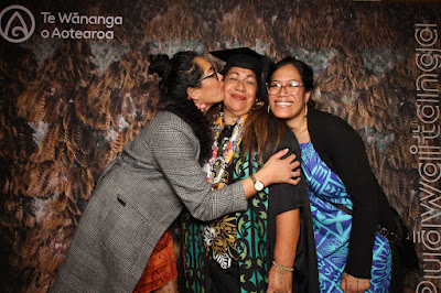 Booth photo from the TWoA Tainui 2023 Graduations (Ceremony 3 - Thursday Morning), held at Hamilton Boys High School, Hamilton, Waikato, New Zealand on Thursday, 20 April, 2023. Photo: InstaBooth / KeyImagery Photography. Copyright: © Te Wānanga o Aotearoa.