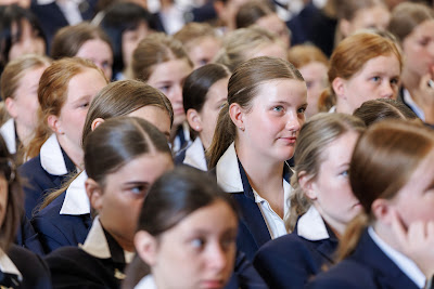 Photo from the New Staff & Student Pōwhiri event held in the All Saints Chapel at Waikato Diocesan in Hamilton, Waikato, New Zealand on Wednesday, 7 Feb,ruary 2024. Photo by Mike Walen / KeyImagery Photography. Copyright: © Waikato Diocesan School for Girls.