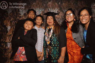 Booth photo from the TWoA Tainui 2023 Graduations (Ceremony 3 - Thursday Morning), held at Hamilton Boys High School, Hamilton, Waikato, New Zealand on Thursday, 20 April, 2023. Photo: InstaBooth / KeyImagery Photography. Copyright: © Te Wānanga o Aotearoa.