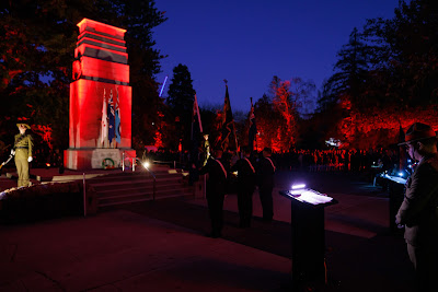 Photo from the Anzac Day 2023 Dawn Parade & Service held at Memorial Park, Hamilton, Waikato, New Zealand. Taken: Tuesday, 25 April, 2023. Photography: Mike Walen / KeyImagery Photography. Copyright: © Hamilton City Council.