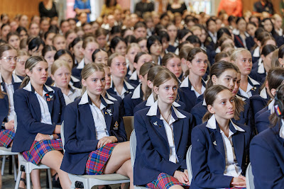Photo from the New Staff & Student Pōwhiri event held in the All Saints Chapel at Waikato Diocesan in Hamilton, Waikato, New Zealand on Wednesday, 7 Feb,ruary 2024. Photo by Mike Walen / KeyImagery Photography. Copyright: © Waikato Diocesan School for Girls.