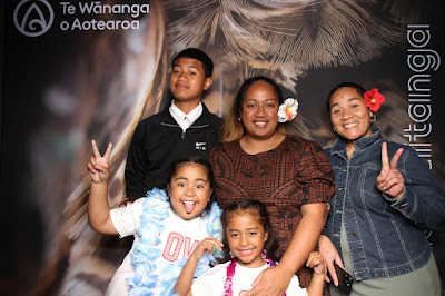 Booth photo from Ceremony 3 of the TWoA Tāmaki Makaurau 2025 Graduations (March 2025) held at the Mangere Arts Centre in Auckland, New Zealand on Wednesday, 12 March, 2025. Photo: InstaBooth by KeyImagery Photography. Copyright: © 2025 Te Wānanga o Aotearoa.