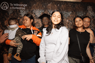 Booth photo from the TWoA Tainui 2023 Graduations (Ceremony 3 - Thursday Morning), held at Hamilton Boys High School, Hamilton, Waikato, New Zealand on Thursday, 20 April, 2023. Photo: InstaBooth / KeyImagery Photography. Copyright: © Te Wānanga o Aotearoa.