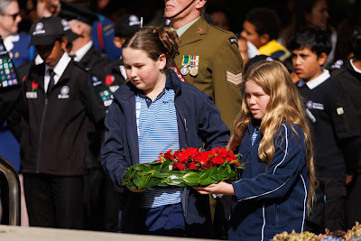 Photo from the Anzac Day 2025 Civic Service held at Memorial Park in Hamilton, Waikato, New Zealand on Friday, 25 April, 2025. Photography by Mike Walen / KeyImagery Photography. Copyright: © 2025 Hamilton City Council.