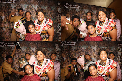 Booth photo from the TWoA Tainui 2023 Graduations (Ceremony 3 - Thursday Morning), held at Hamilton Boys High School, Hamilton, Waikato, New Zealand on Thursday, 20 April, 2023. Photo: InstaBooth / KeyImagery Photography. Copyright: © Te Wānanga o Aotearoa.