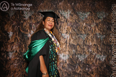 Booth photo from the TWoA Tainui 2023 Graduations (Ceremony 3 - Thursday Morning), held at Hamilton Boys High School, Hamilton, Waikato, New Zealand on Thursday, 20 April, 2023. Photo: InstaBooth / KeyImagery Photography. Copyright: © Te Wānanga o Aotearoa.